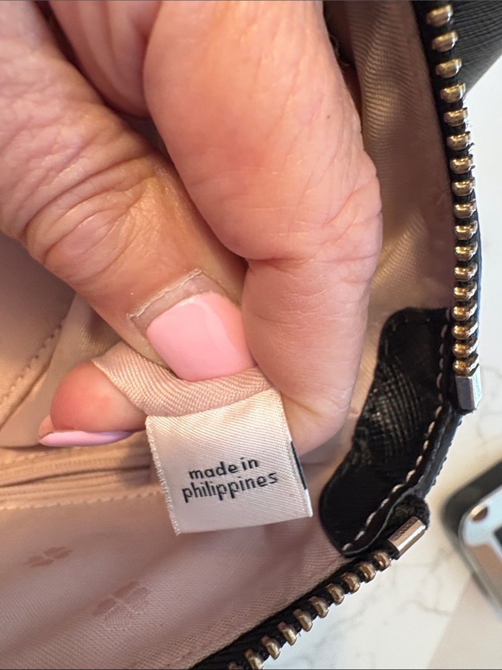 kate spade Black Leather purse bag  “booked large work tote bag” style Pxr00332 - Picture 13 of 15